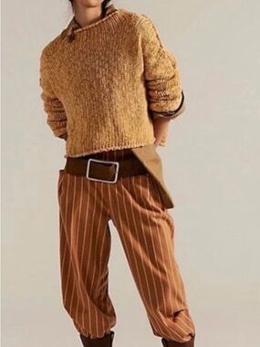 ***NWT*** Free People Nice Choice pull on pants Caramel colorway SMALL